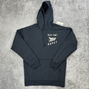 Under Armour Project Rock Hoodie Mens Small BLD SWT RSPCT Freedom Sweatshirt